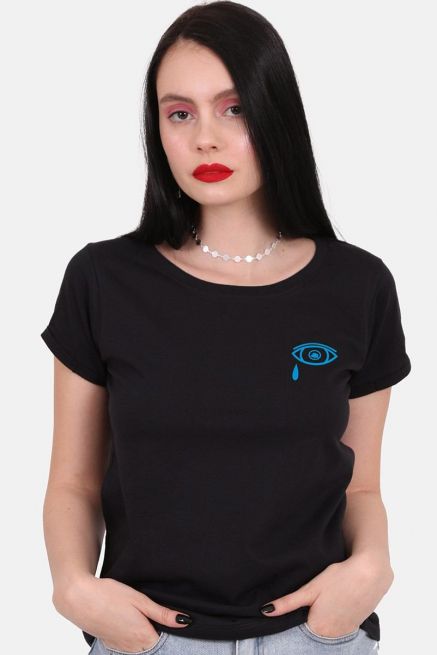 Camiseta Feminina Fresno 20 Anos Ciano Olhos