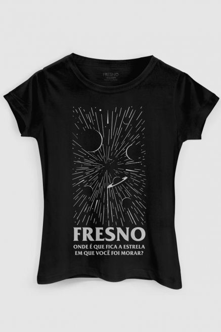 Camiseta Feminina Fresno Onde Fica a Estrela