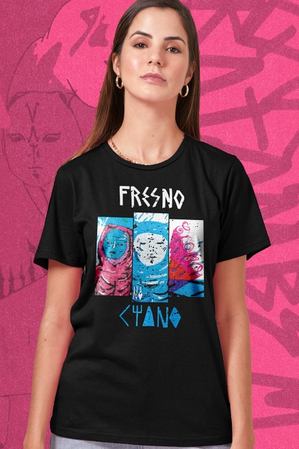 T-shirt Feminina Fresno Ciano 15 Anos - Fases