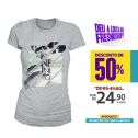 SUPER PROMOÇÃO Fresno - Camiseta Feminina Infinito CINZA