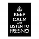 Pôster Fresno - Keep Calm Black