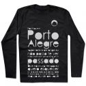 Camiseta Manga Longa Fresno - Porto Alegre Preta