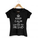 Camiseta Feminina Fresno - Keep Calm Black