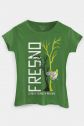 Camiseta Feminina Fresno O Rio A Cidade A Árvore