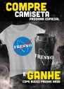 Camiseta Feminina Fresno Programa Espacial + Copo Bucks GRÁTIS