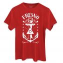 Camiseta Masculina Fresno Anchor Red