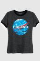Camiseta Ringer Feminina Fresno Programa Espacial