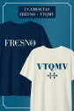 Combo 2 Camisetas Fresno Vou ter que me Virar Logo + VTQMV