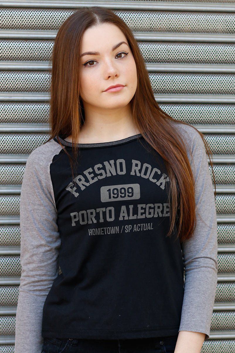 Camiseta Manga Longa Feminina Fresno Rock