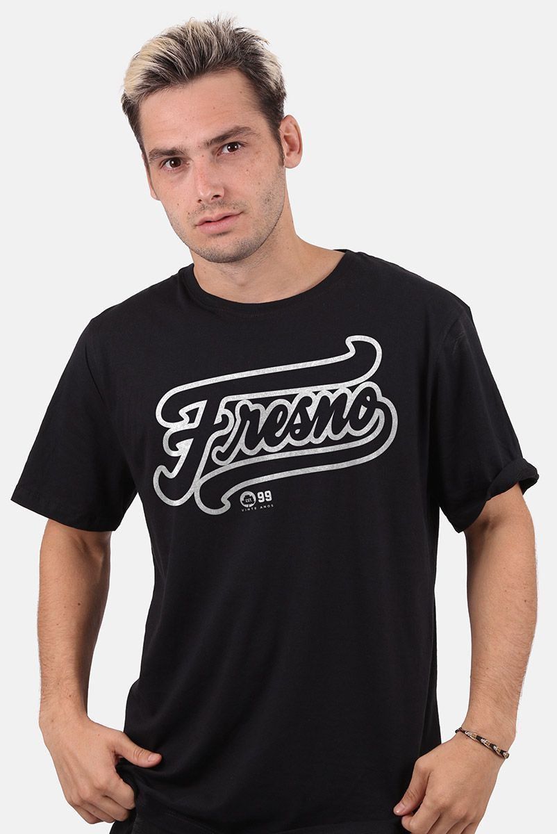 Camiseta Masculina Fresno 20 Anos Sticker