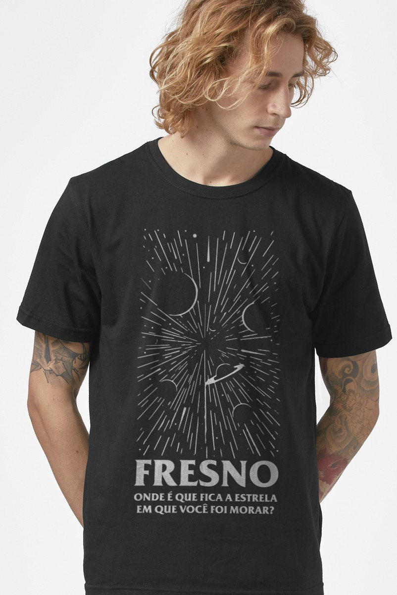 Camiseta Masculina Fresno Onde Fica a Estrela