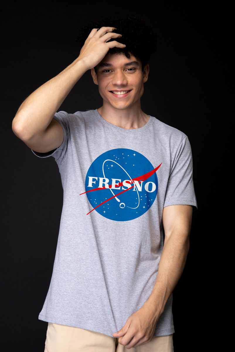 Camiseta Masculina Fresno Programa Espacial