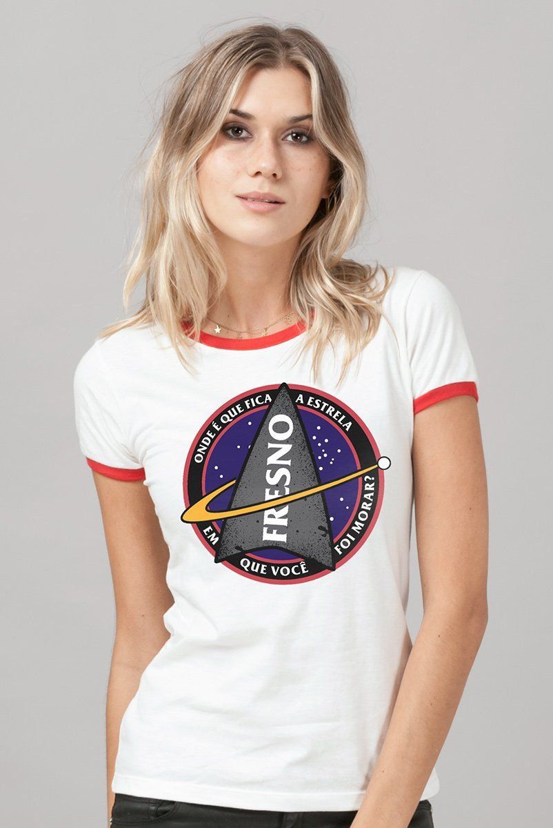 Camiseta Ringer Feminina Fresno Discovery