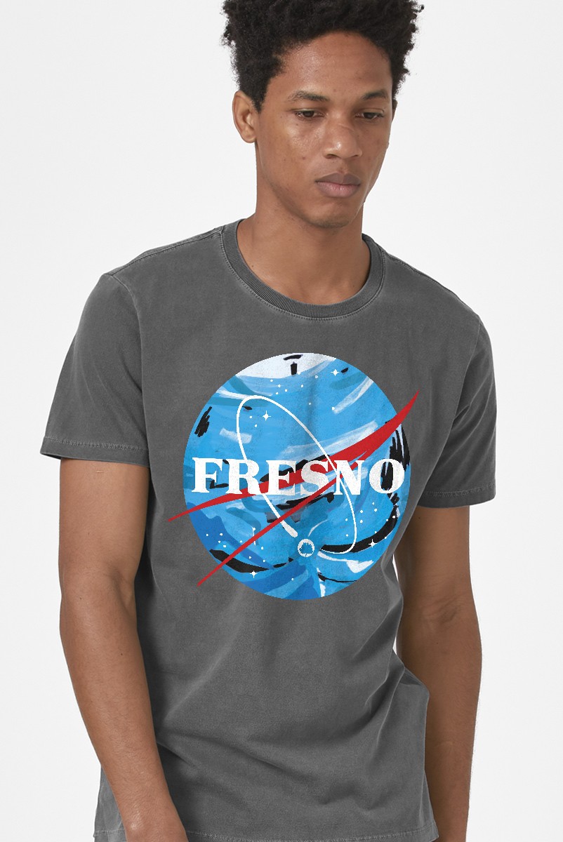T-Shirt Premium Masculina Fresno Programa Espacial
