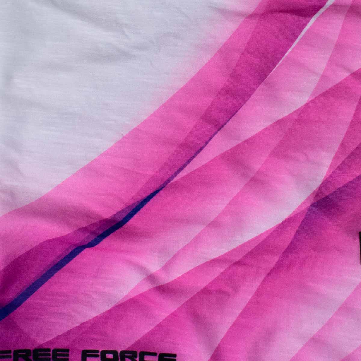 Bandana Freeforce Violet Rosa e Preta Tubular Ciclismo 22
