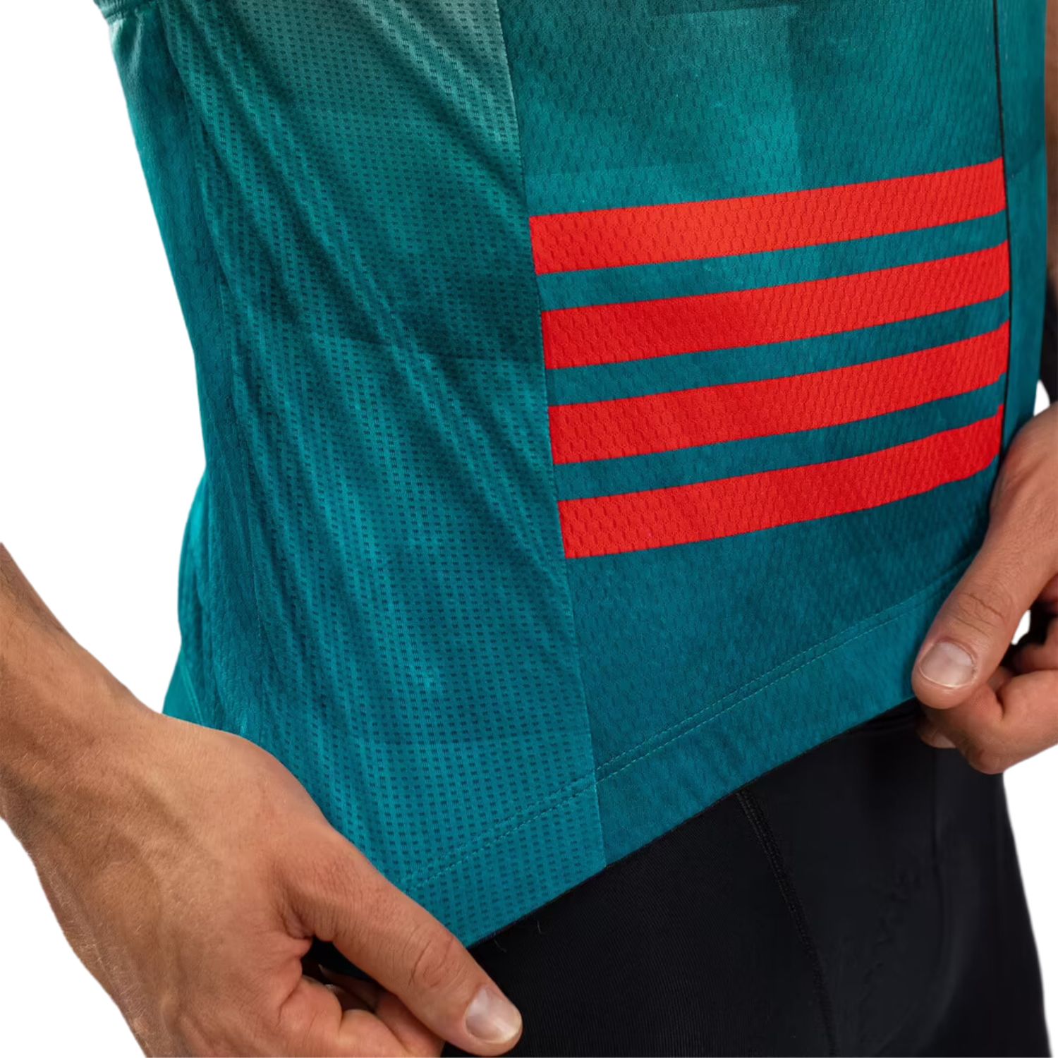Camisa Freeforce Masculina Basic Ignite Laranja e Azul Confort Ciclismo