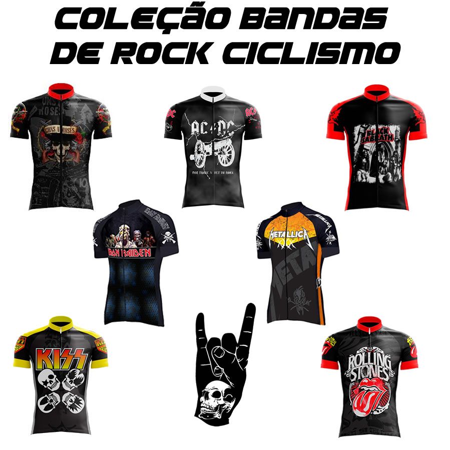 CAMISA ROLLING STONES CICLISMO
