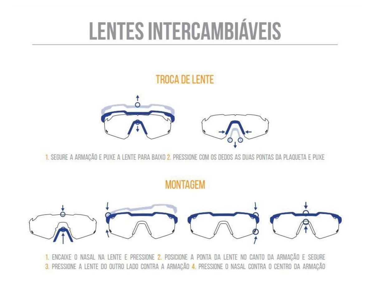 Kit Oculos Para Ciclismo HB Shield Evo Road Pearled White Lente Espelhada Vermelha+Lente Extra Amber E Silver Espelhada