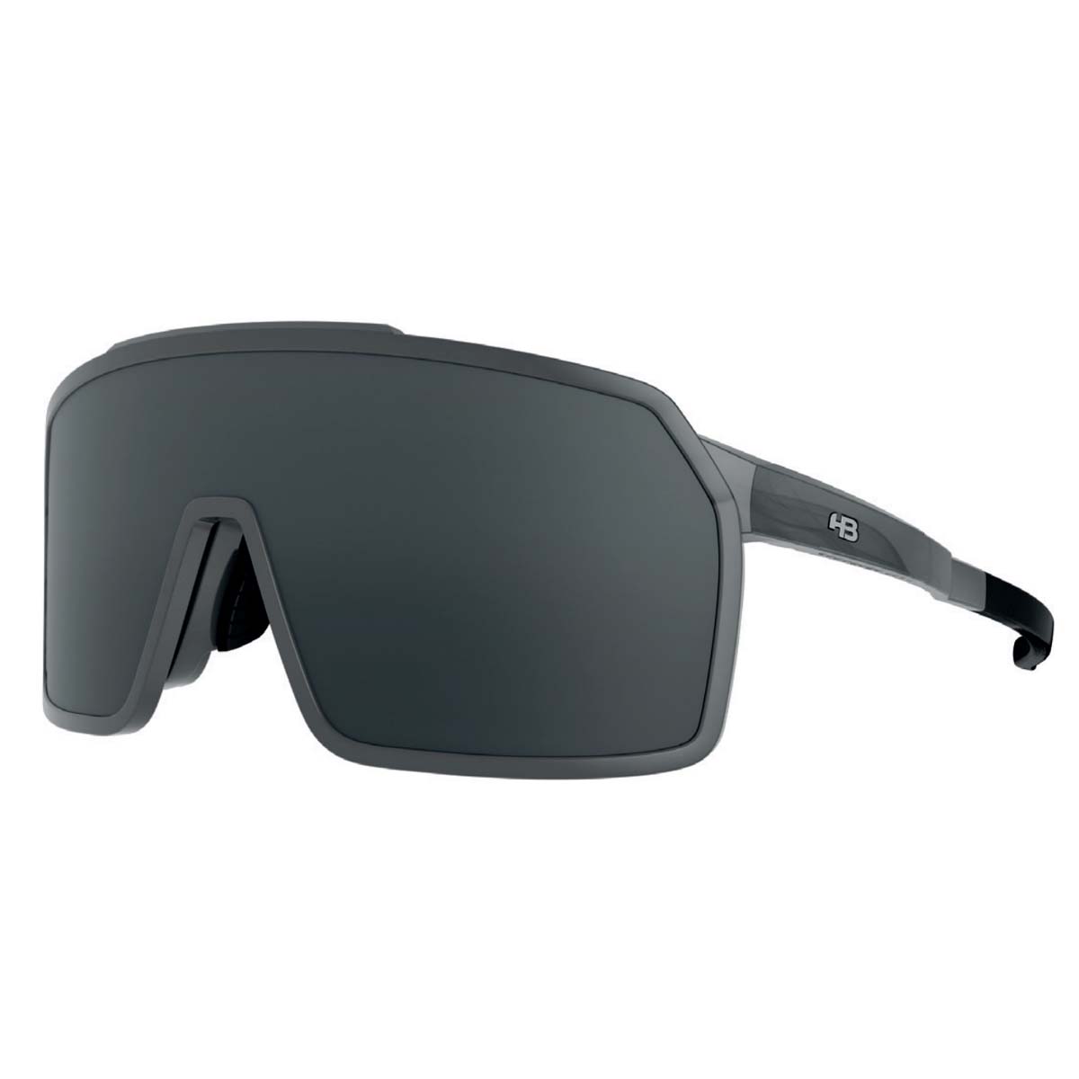 Oculos Para Ciclismo HB Presto Grafeno Com Lentes Black Gray Cinza