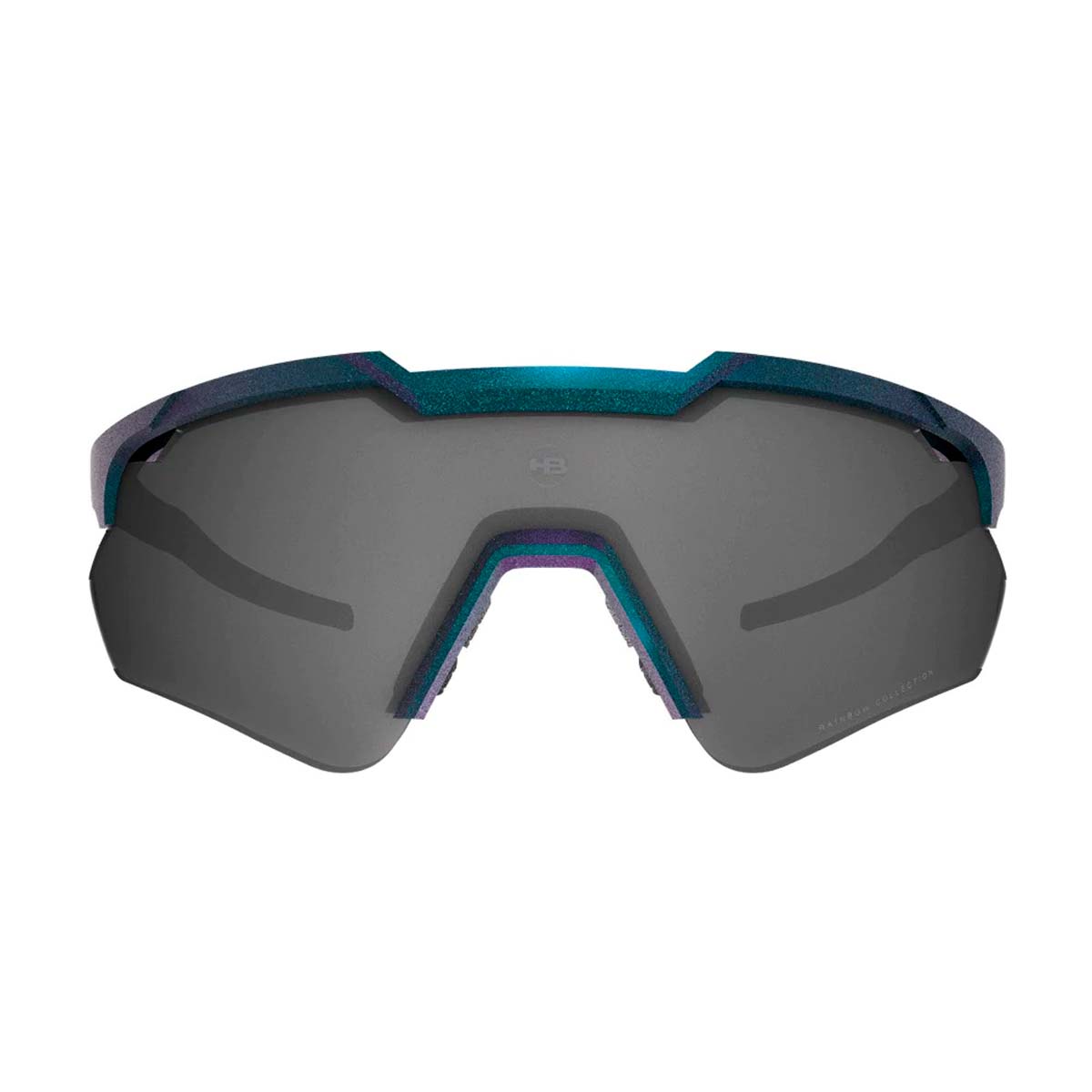 Oculos Para Ciclismo HB Shield Compact 2.0 Rainbow Camaleao Lente Cinza Escura