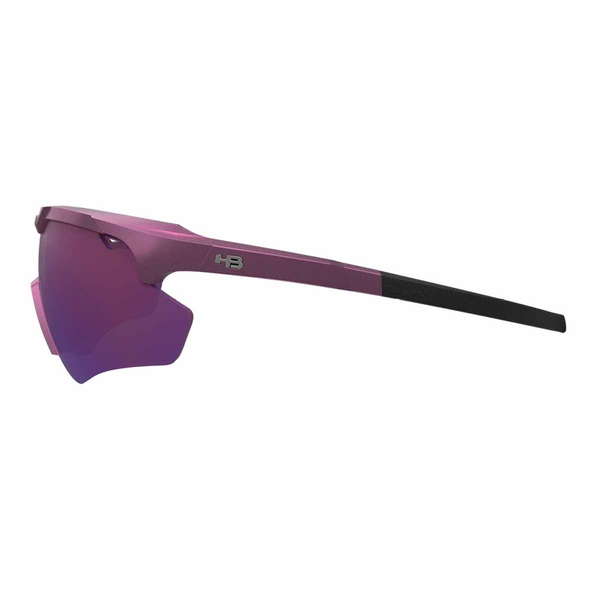 Oculos Para Ciclismo HB Shield Compact 2.0 Roxo Metalico Fosco Lente Roxa Espelhada