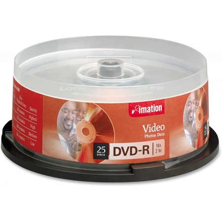 DVD-R (16X) 4.7Mb IMATION  25 UND