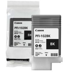Cartucho de Tinta Canon PFI102BK Preto p/ Plotter
