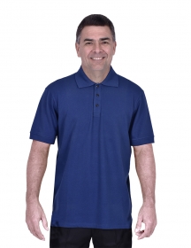 Camisa Polo Tradicional Azul PL002