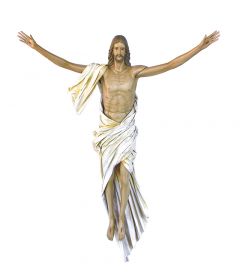 Imagem Cristo Ressuscitado Fibra 300 cm