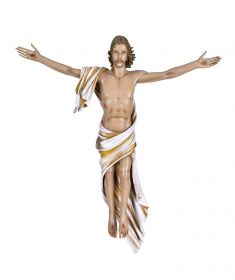 Imagem Cristo Ressuscitado Fibra 60 cm