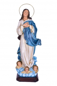 Imagem Nossa Senhora da Conceição com Auréola Resina 60cm