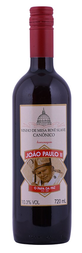 Vinho Canônico João Paulo II Rosé 720ml