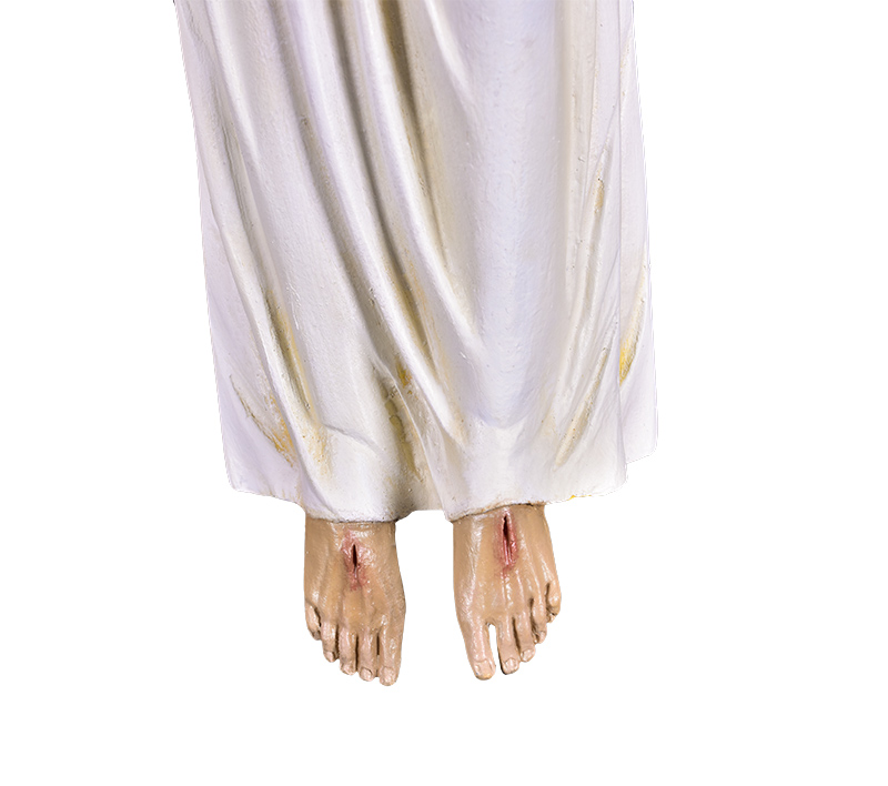Imagem Cristo Ressuscitado com Túnica Fibra 60 cm