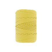 Cordão Encerado Achatado - Amarelo Cítrico (462) - 3mm - 100m