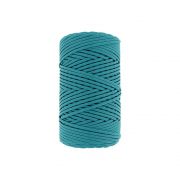 Cordão Encerado - Azul Piscina (414) - 3mm - 25m