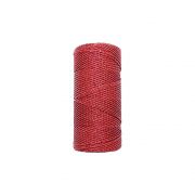 Cordão de Lurex - Vermelho - 1mm - 25m