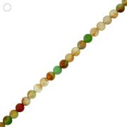 Fio de Bolinhas de Jade Multicolor (1) - 6mm - 40cm