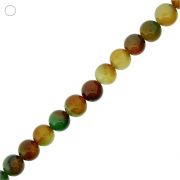 Fio de Bolinhas de Jade Multicolor (1) - 10mm - 40cm