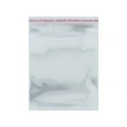 Saco Plástico com Aba Adesiva - Transparente - 11cm x 15cm - 1000pçs