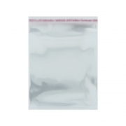Saco Plástico com Aba Adesiva - Transparente - 20cm x 30cm - 100pçs