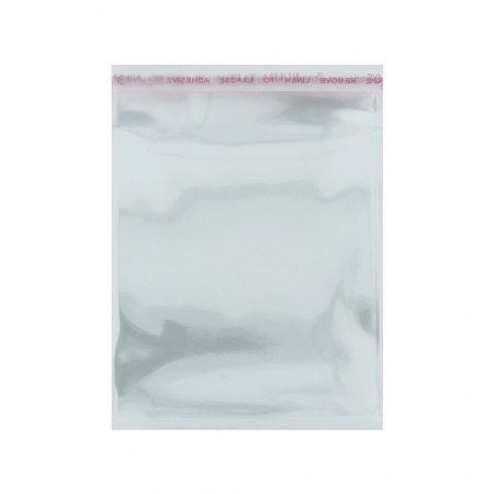 Saco Plástico com Aba Adesiva - Transparente - 22cm x 30cm - 1000pçs