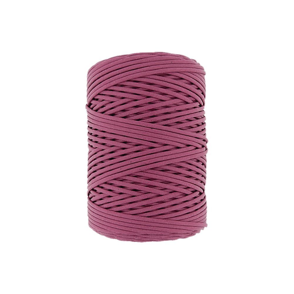 Cordão Encerado Achatado - Pink (413) - 3mm - 100m  - Nathalia Bijoux®