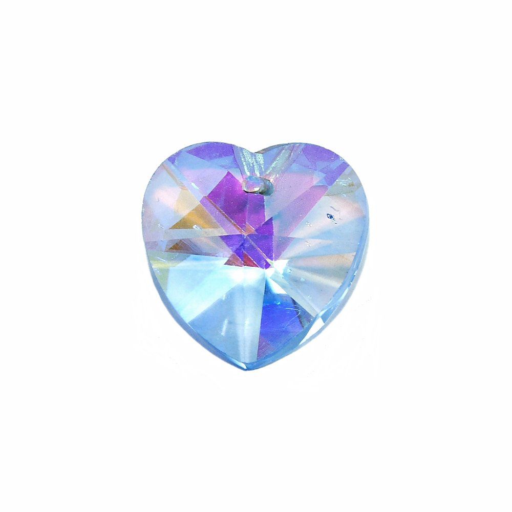Pingente Coração de Cristal - 18mm  - Nathalia Bijoux®