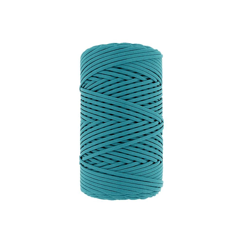 Cordão Encerado - Azul Piscina (414) - 3mm - 25m  - Nathalia Bijoux®