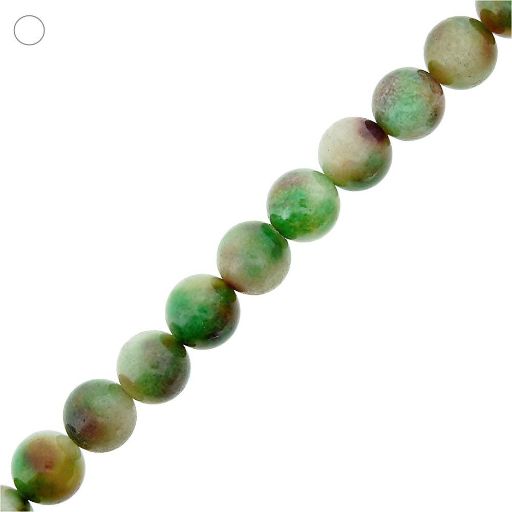 Fio de Bolinhas de Jade Multicolor (1) - 12mm - 40cm  - Nathalia Bijoux®