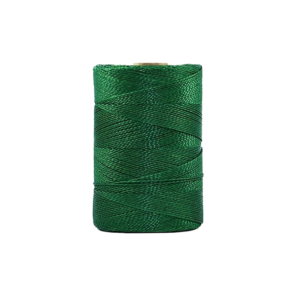 Rolo de Linha Encerada - Verde Esmeralda - 500g  - Nathalia Bijoux®
