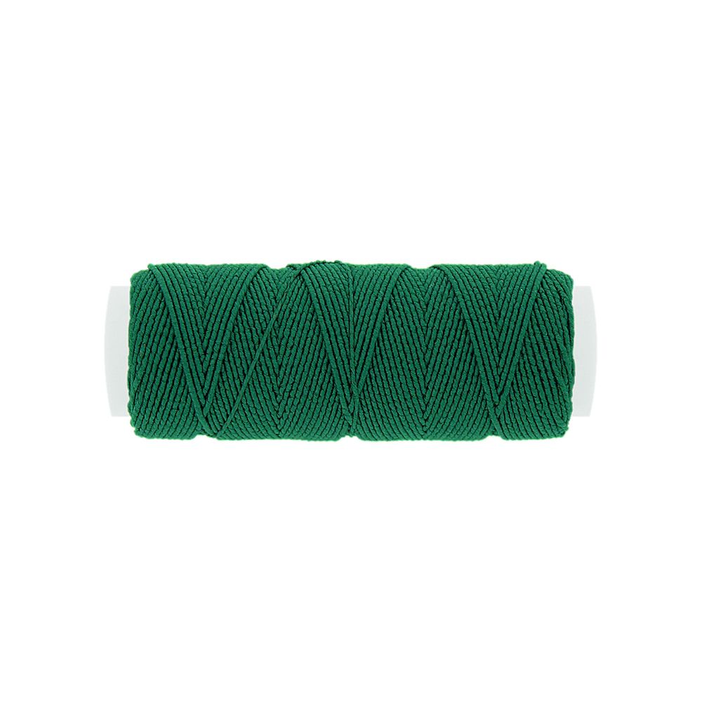 Rolo de Lastex - Verde Bandeira - 0.8mm - 10m - 10pçs  - Nathalia Bijoux®