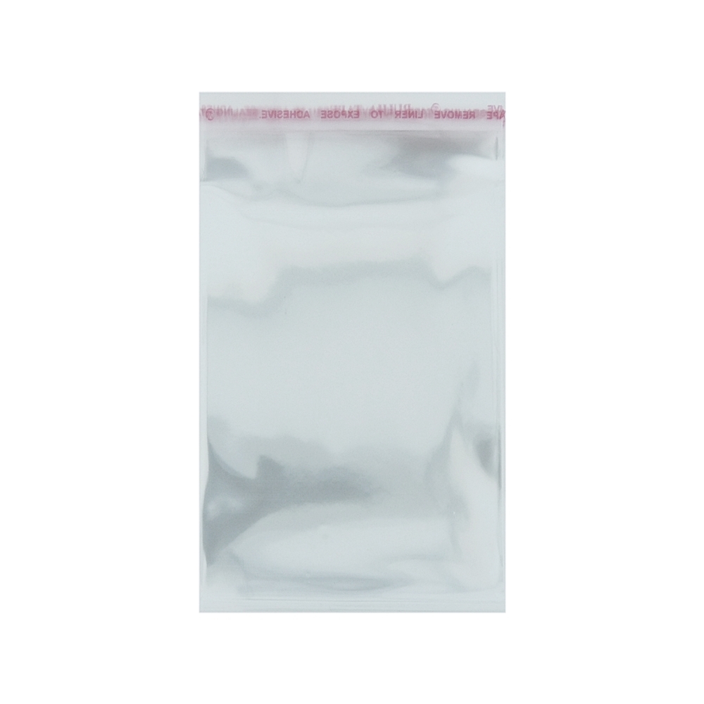 Saco Plástico com Aba Adesiva - Transparente - 6cm x 12cm - 1000pçs  - Nathalia Bijoux®