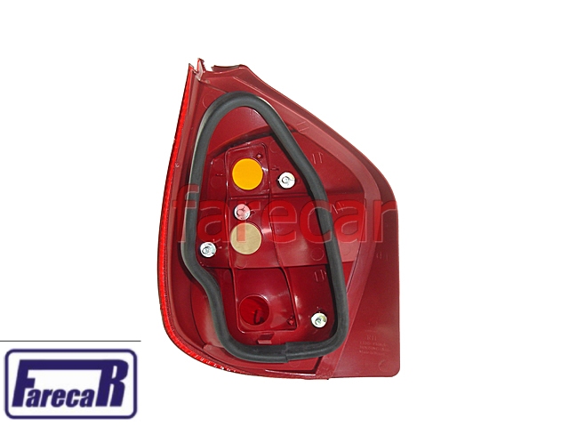 Lanterna Palio G2 01 a 03 e Fire 03 a 10 Carcaça Vermelha - Farecar Comercio