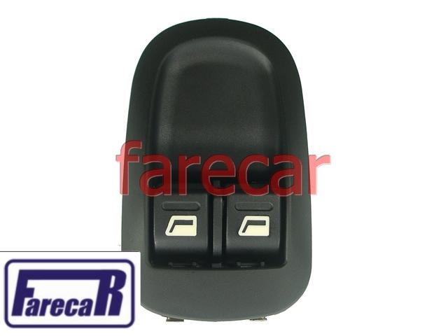 Botao Interruptor Vidro Eletrico Duplo Peugeot 206  - Farecar Comercio